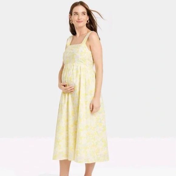 The Nines by Hatch Spring Floral Midi Dress - Picture 1 of 15